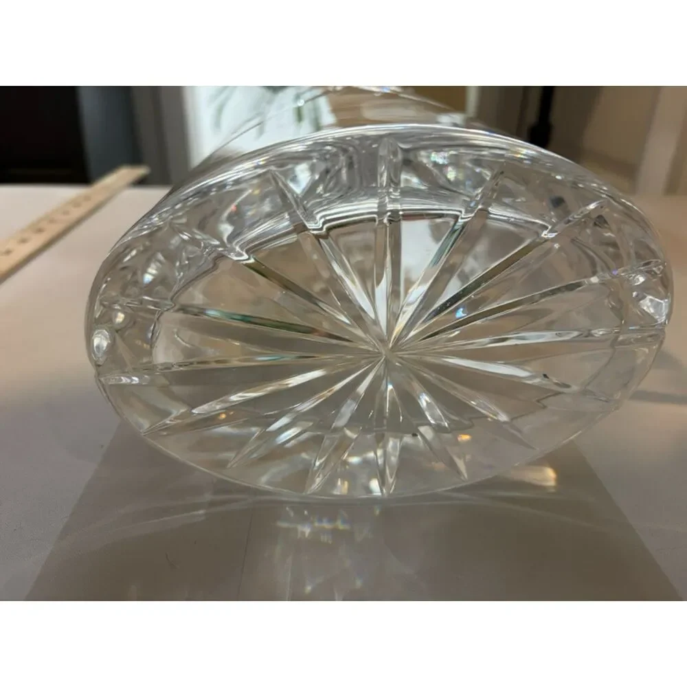 Waterford Crystal overture Oval Cut glass vase